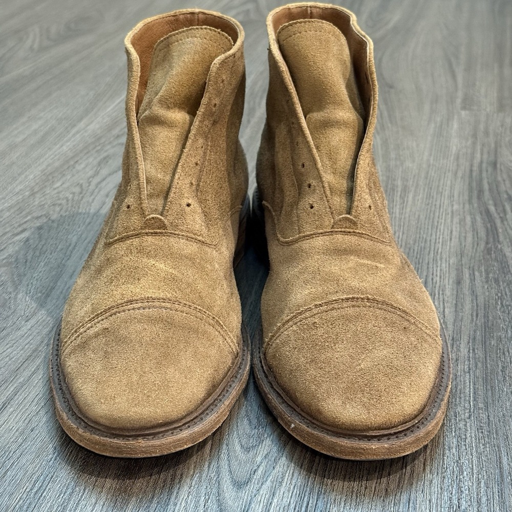 Frye Paul Lace UP Chukka Boots Faded Brown Mens 8 D Made In Mexico - Picture 2 of 11